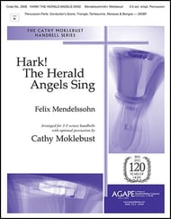 Hark! The Herald Angels Sing Handbell sheet music cover Thumbnail
